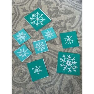 CHALK COUTURE MINI SNOWFLAKE TRANSFERS - GENTLY USED AND‎ IN GOOD CONDITION